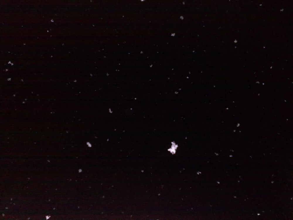 Snowing