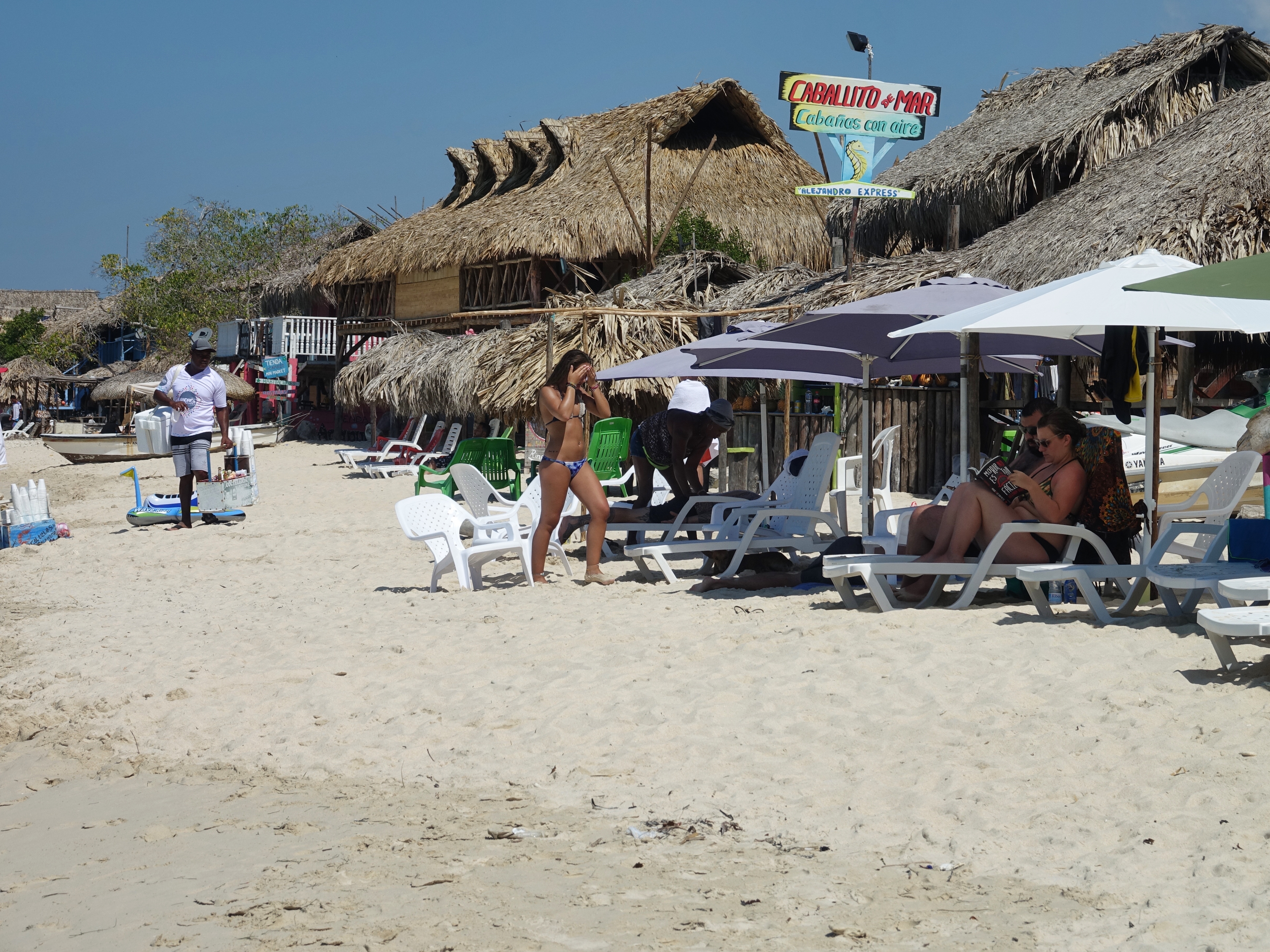 Our hangout at Playa Blanca Our hangout at Playa Blanca