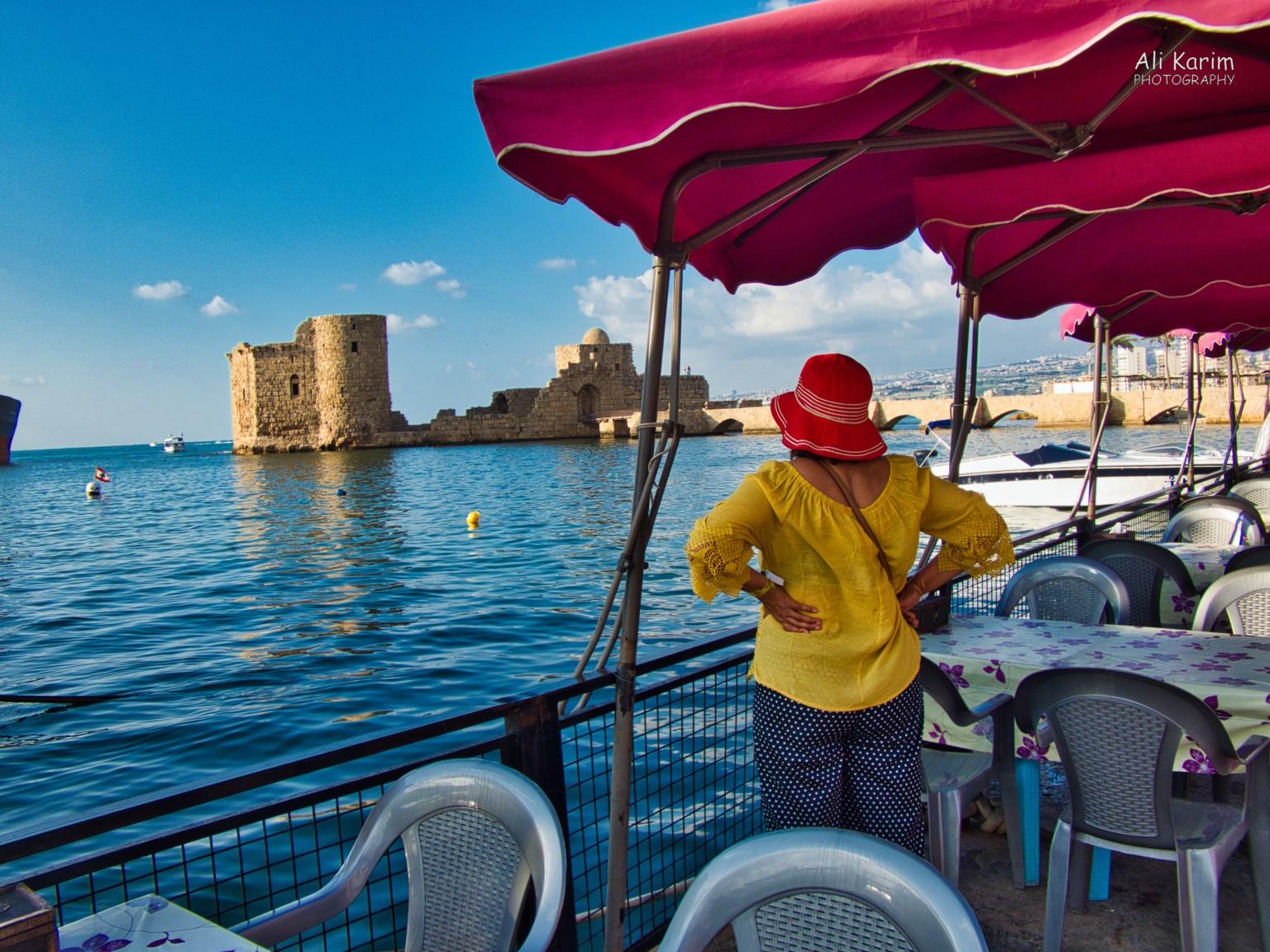Govt restaurant on the waterfront overlooking the Sidon Castle Sidon and Tyre Govt restaurant on the waterfront overlooking the Sidon Castle