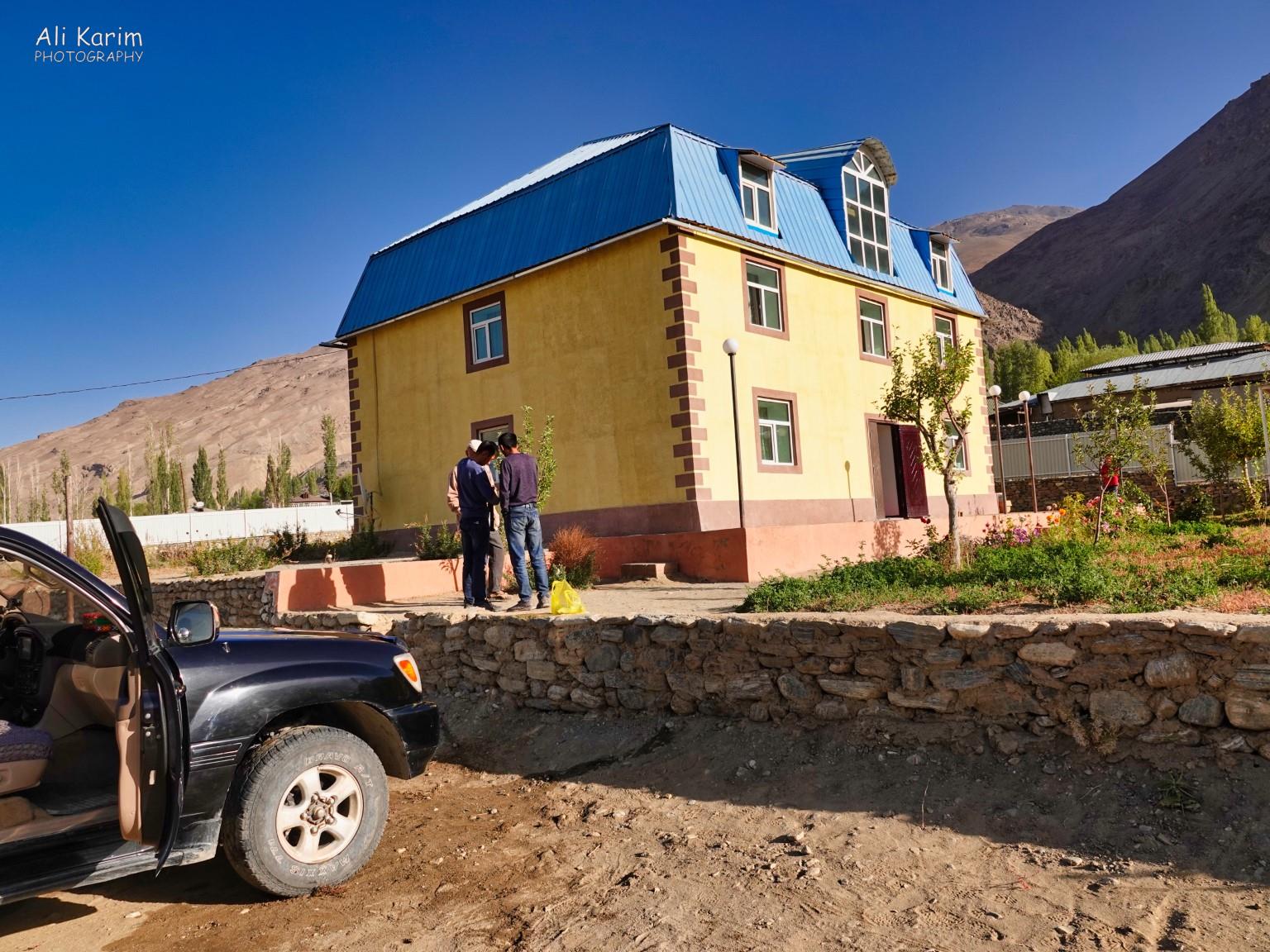 And arrived at Ruun Guesthouse in Ishkashim, where we were staying the night. Langar, Bulunkul Tajikistan, And arrived at Ruun Guesthouse in Ishkashim, where we were staying the night.