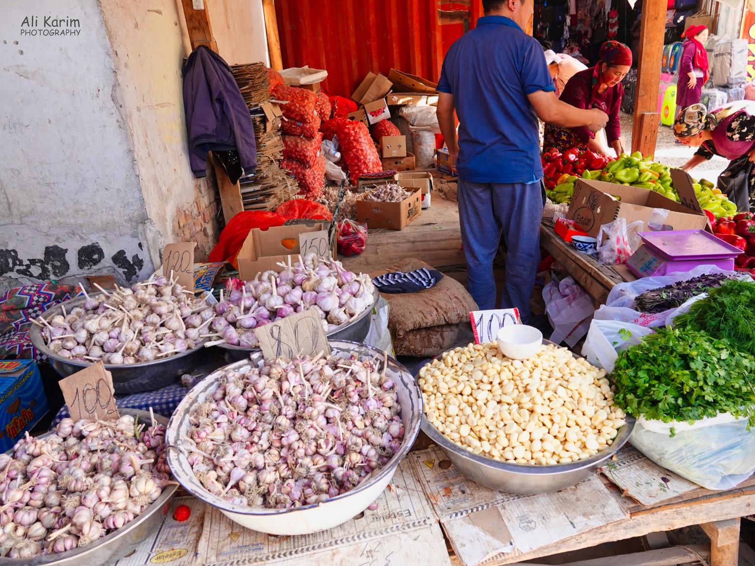 Garlic of different kinds Silk Road 15: Osh, Kyrgyzstan Garlic of different kinds