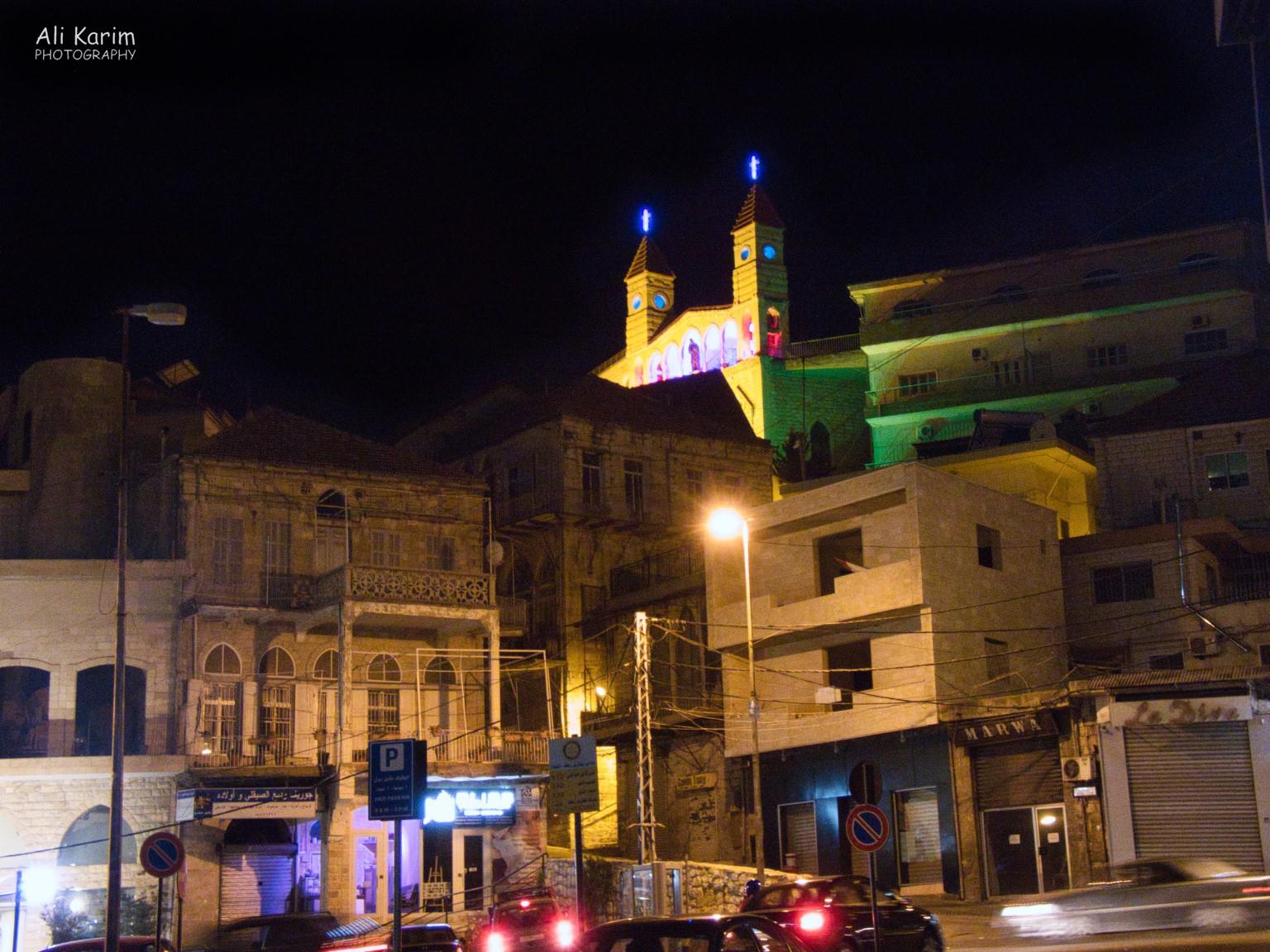 Zahle at night Bsharri and Quadisha Valley Zahle at night