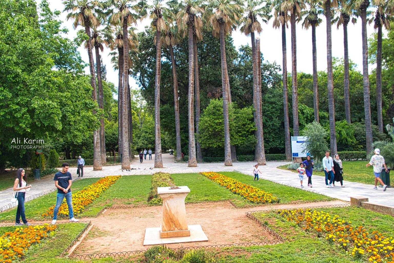 National gardens More Athens, Greece, May 2021, National gardens