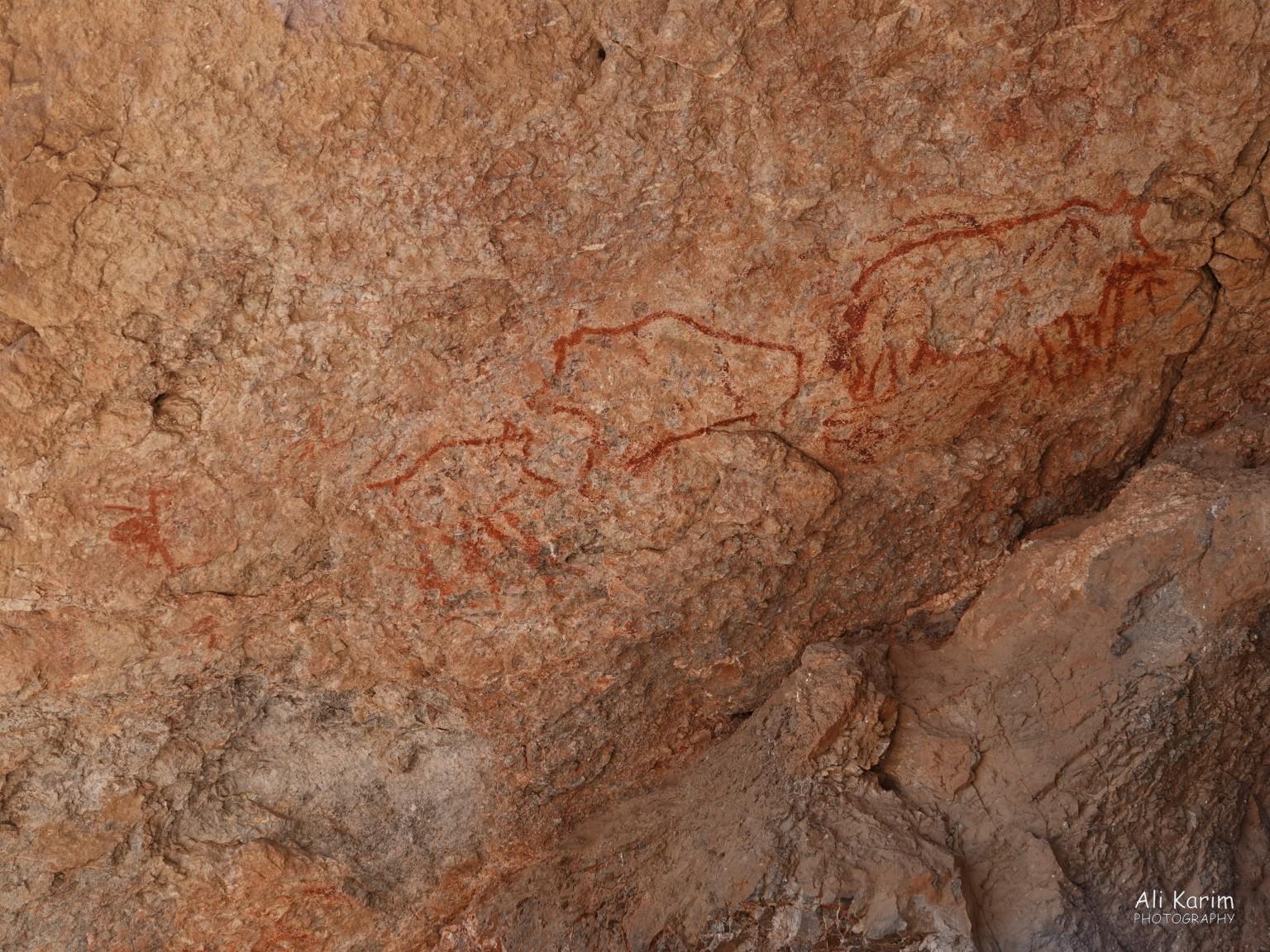 Petroglyphs at Shakhty cave; these were better preserved than other paintings More Murghab & Alichur, Tajikistan, Petroglyphs at Shakhty cave; these were better preserved than other paintings