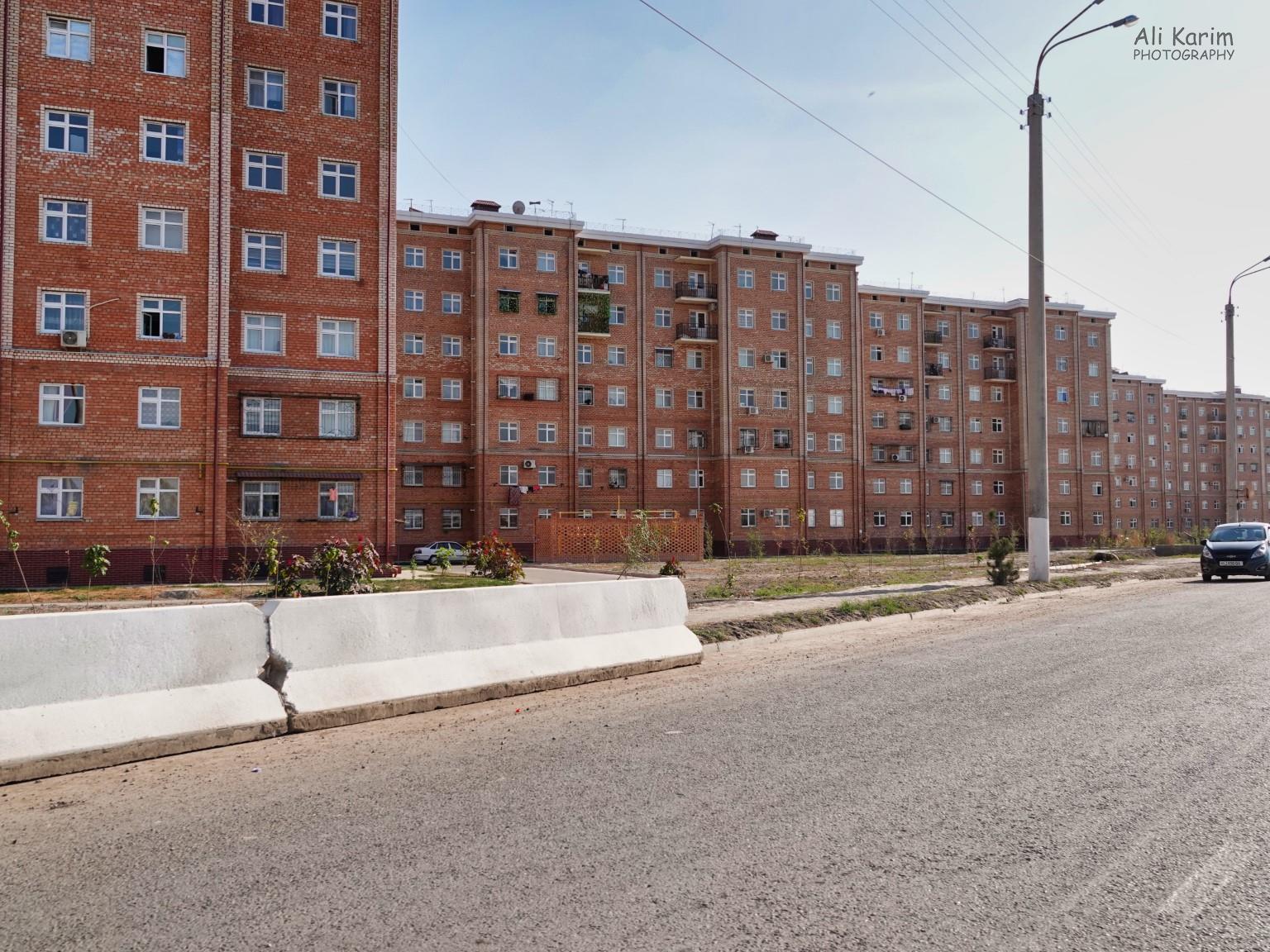 Soviet-era style apartments opposite the hotel Tashkent, Oct 2019, Soviet-era style apartments opposite the hotel