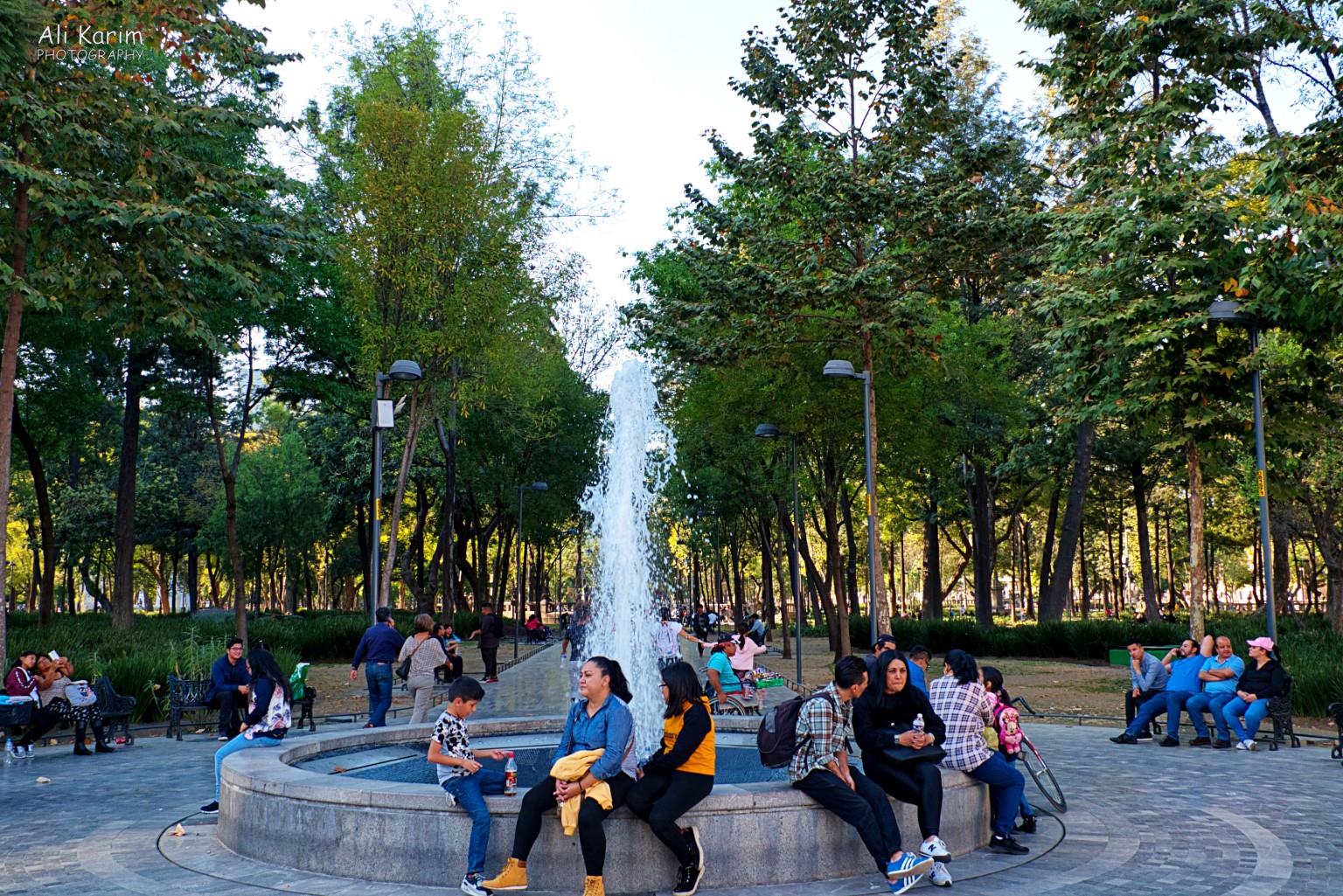 Parks were clean, large, and well frequented Mexico City, Mexico, Dec 2019, Parks were clean, large, and well frequented