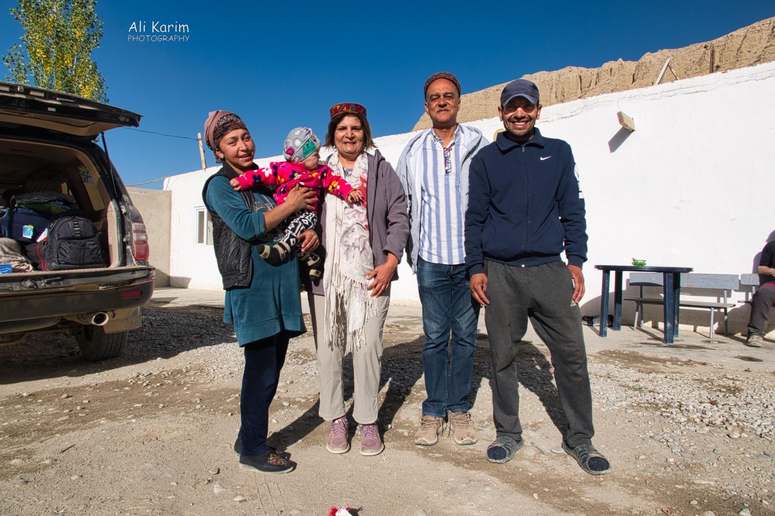 We said fond goodbye’s to Misha and his wife, Aklimo and daughter, Osima. So very nice and hospitable family Langar, Bulunkul Tajikistan, We said fond goodbye’s to Misha and his wife, Aklimo and daughter, Osima. So very nice and hospitable family
