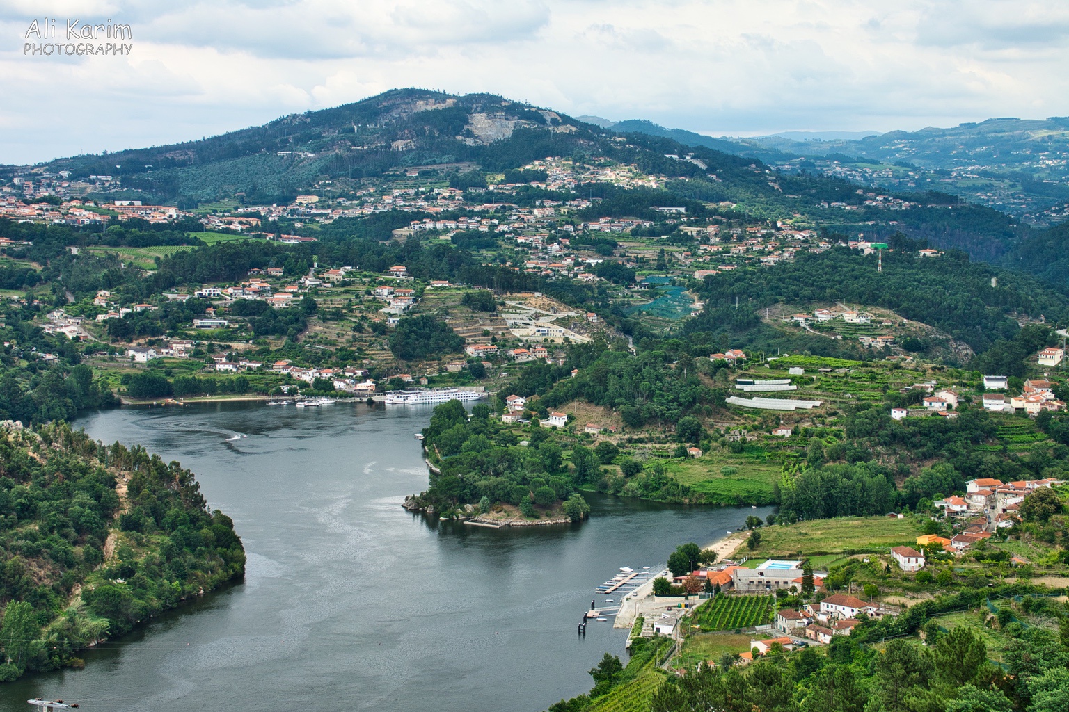 Wine growing region of Duoro river valley Porto Wine growing region of Duoro river valley