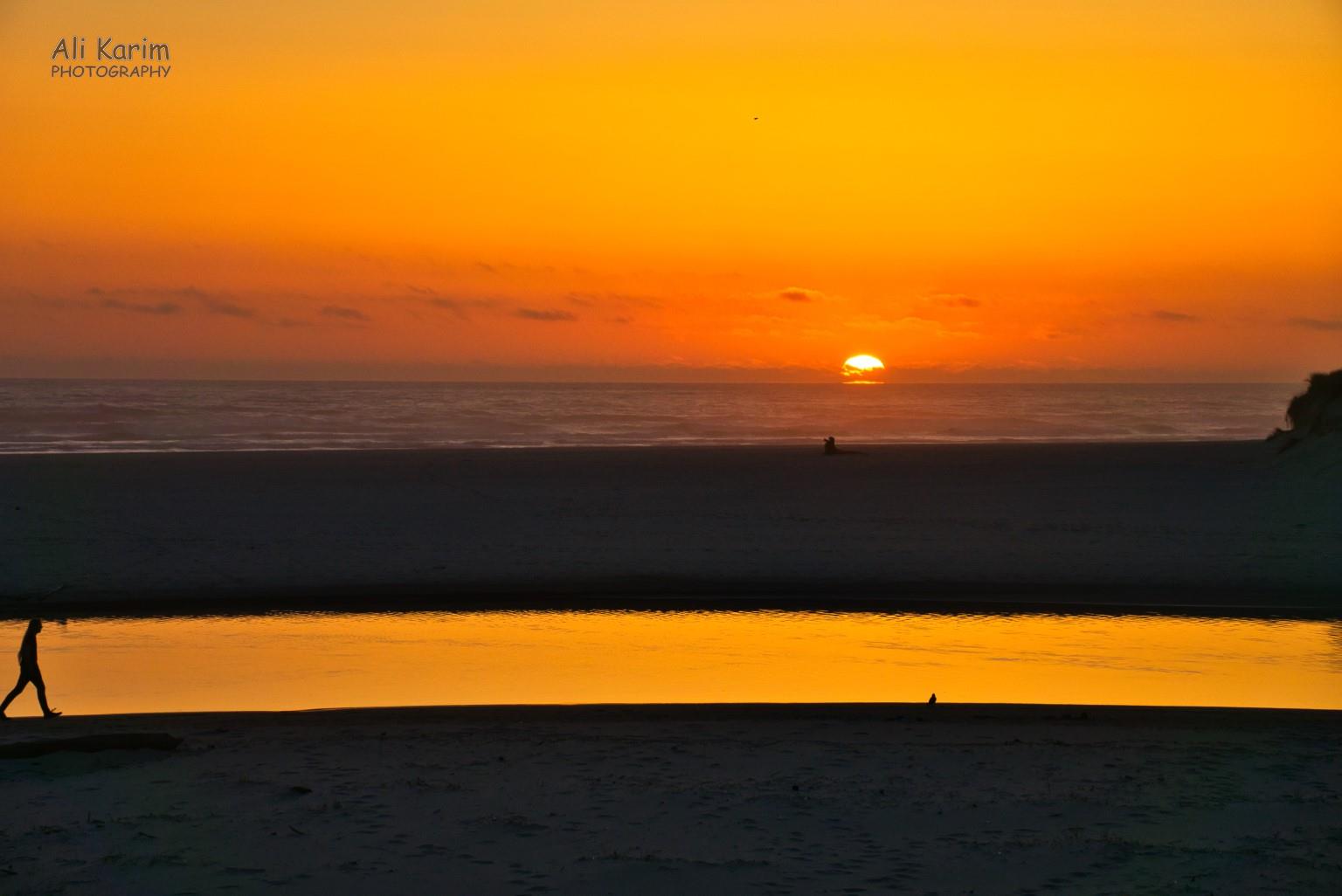 Sunset on Cannon Beach Oregon Coast Hwy 101 Sunset on Cannon Beach
