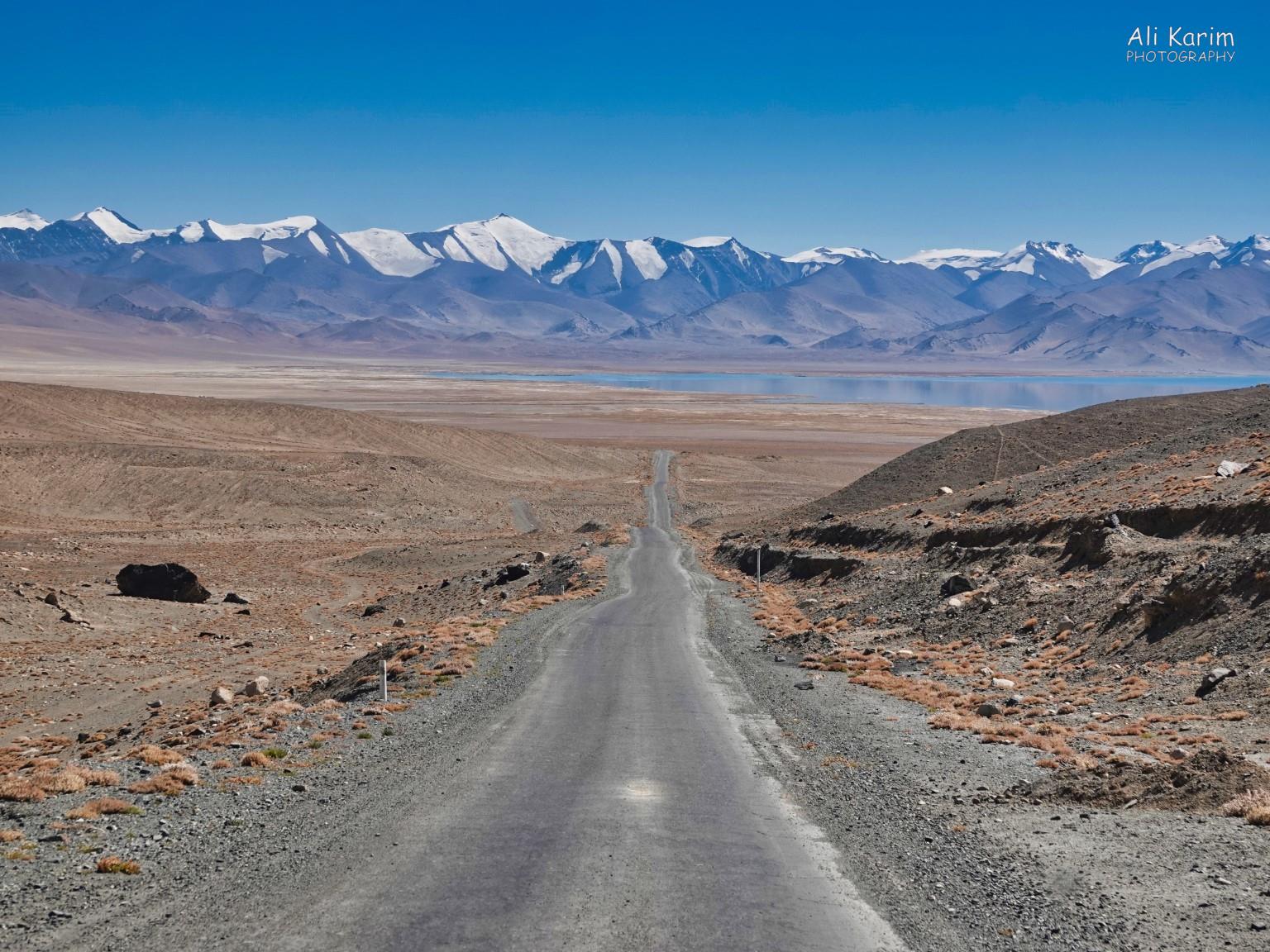 Descent to beautiful Karakul Lake Silk Road 18: Murghab, Tajikistan Descent to beautiful Karakul Lake