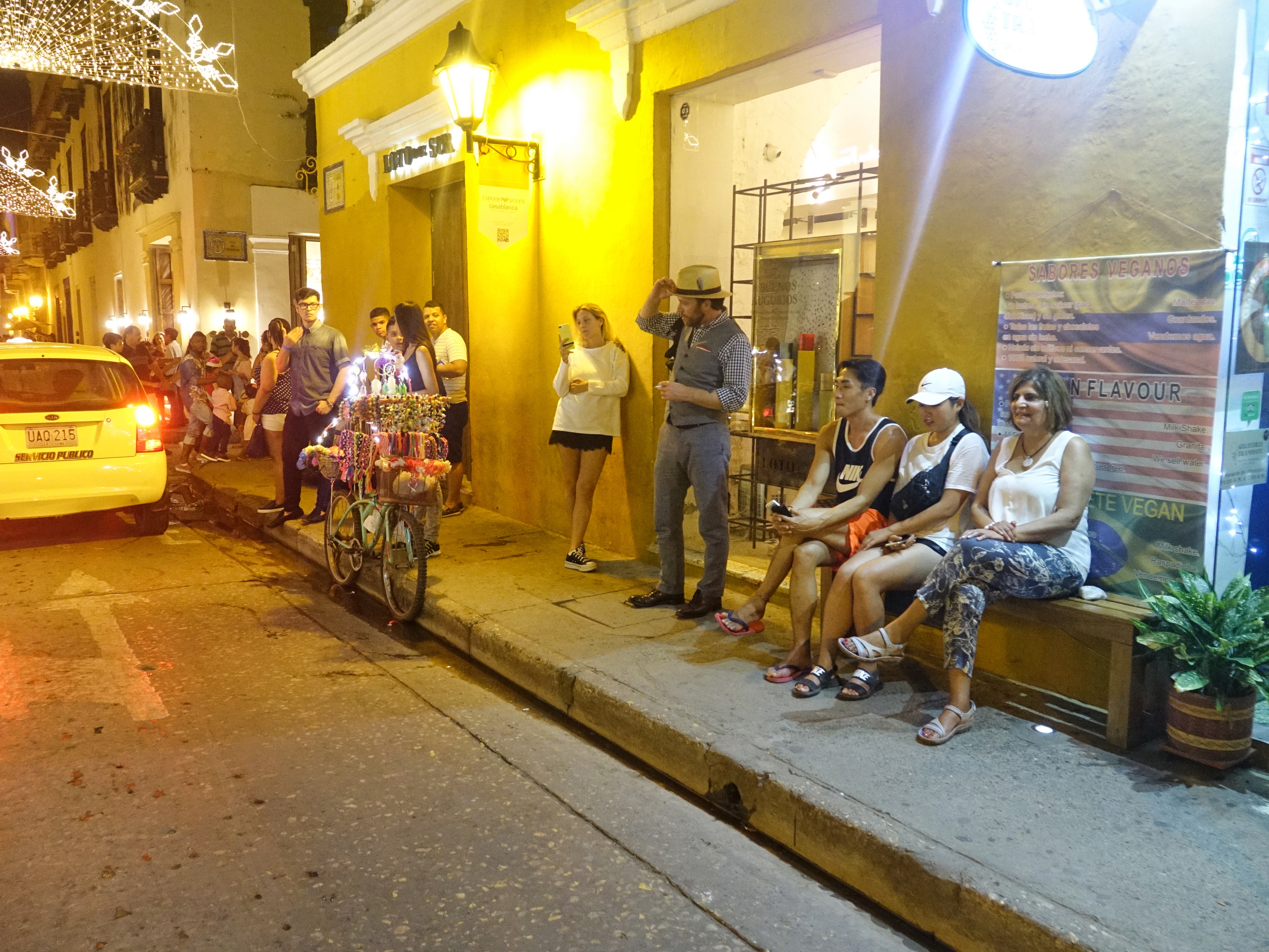 Chilling outdoors in Centro; listening to music Chilling outdoors in Centro; listening to music