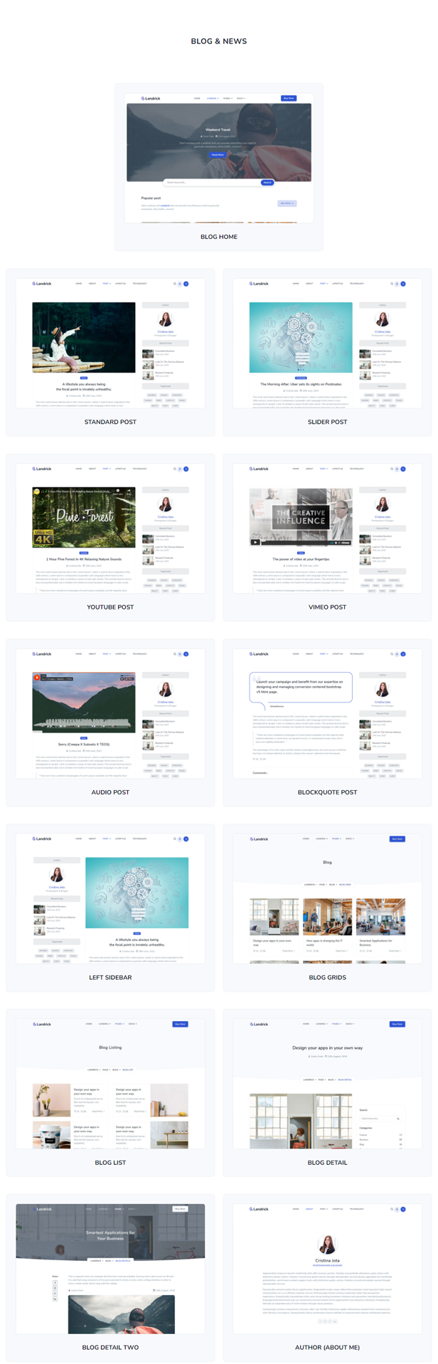 Landrick - Saas & Software Multipurpose Landing Page & Admin Dashboard Template - 11