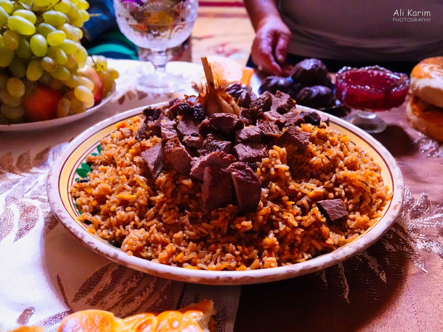 Plov (pilaf) arrived, delicious Silk Road 16: More Osh, Kyrgyzstan Plov (pilaf) arrived, delicious