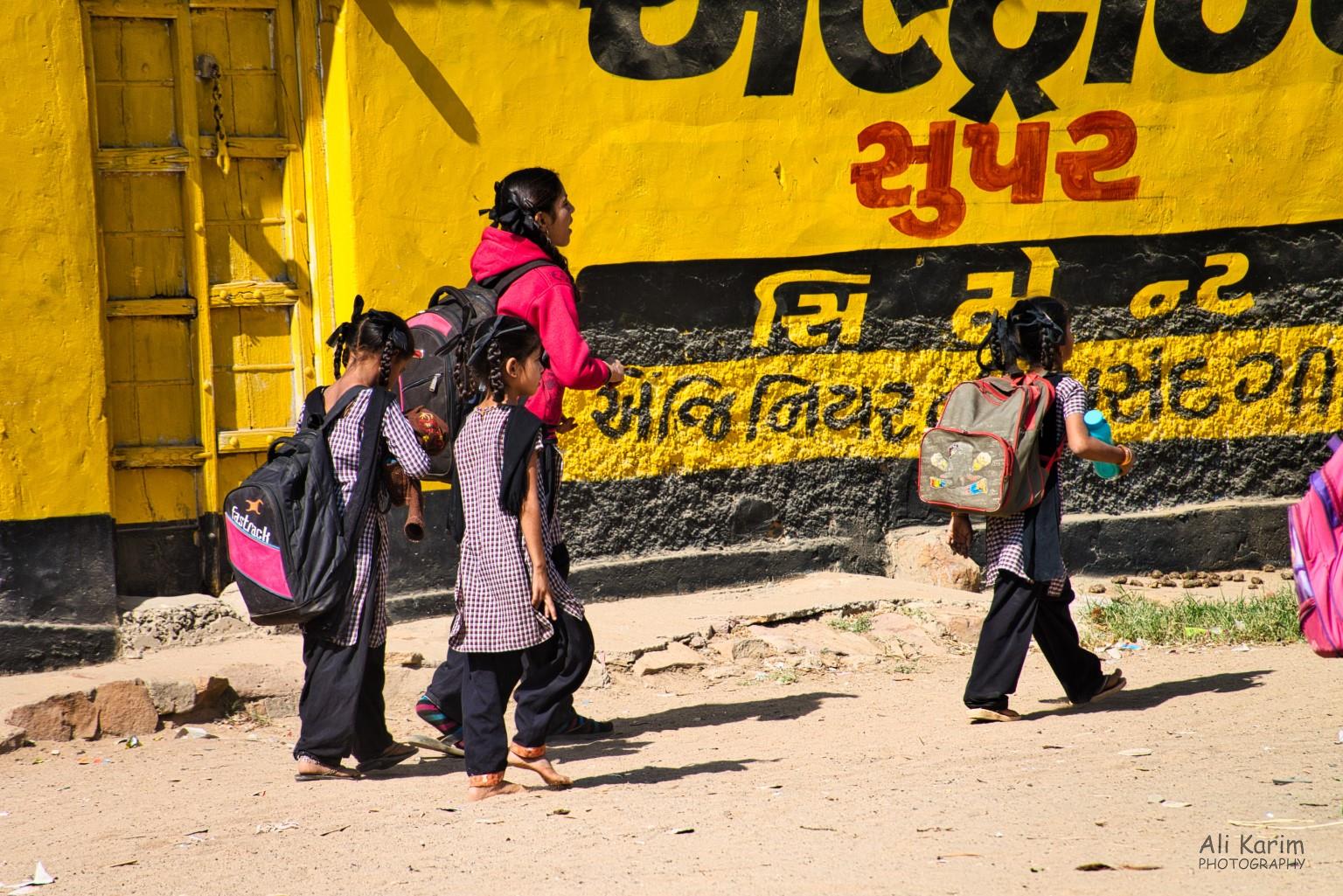 Schools over Bhuj, Kutch, Gujarat Schools over