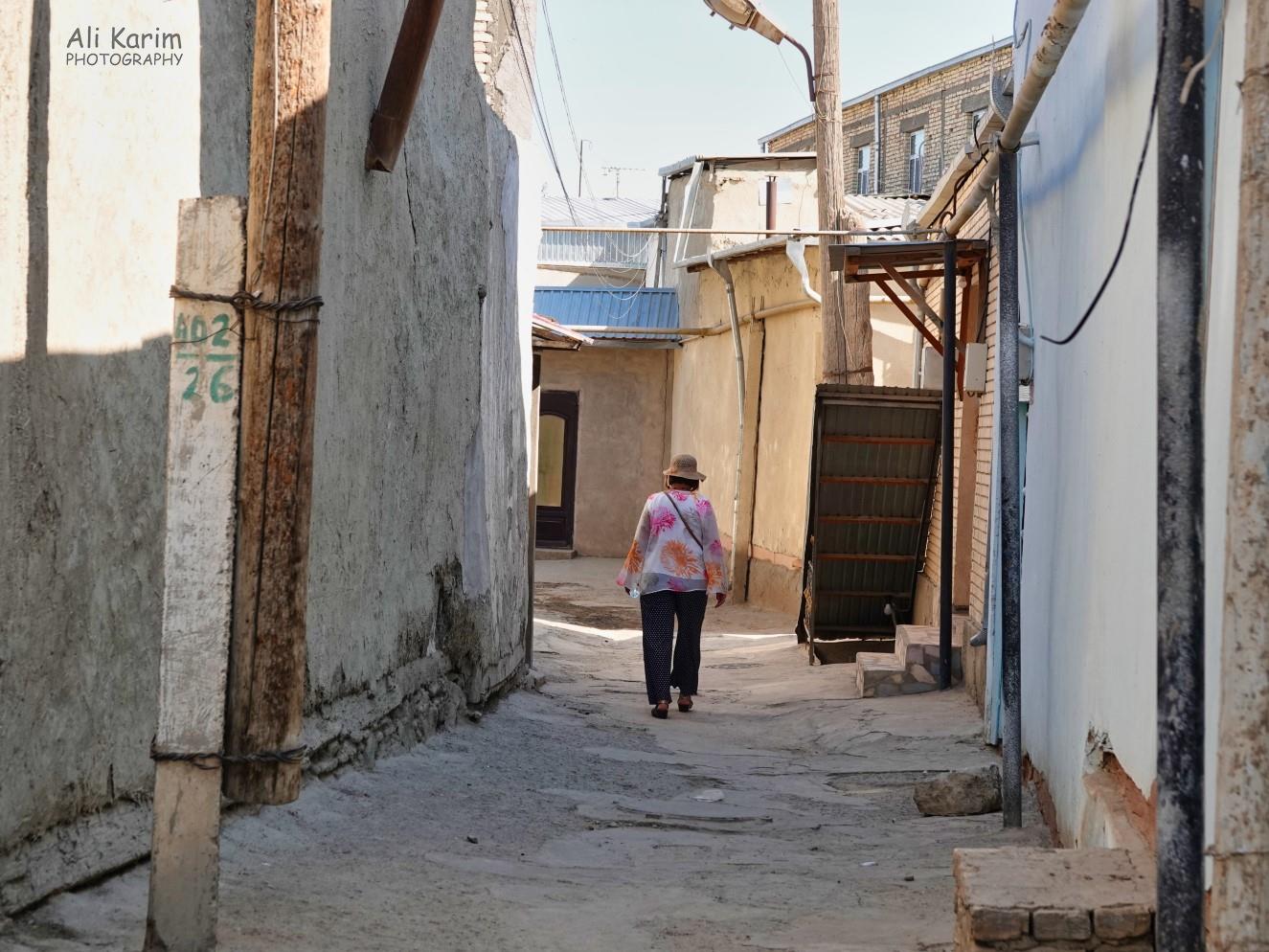 Ancient alleyways in residential areas Bukhara, Oct 2019, Ancient alleyways in residential areas