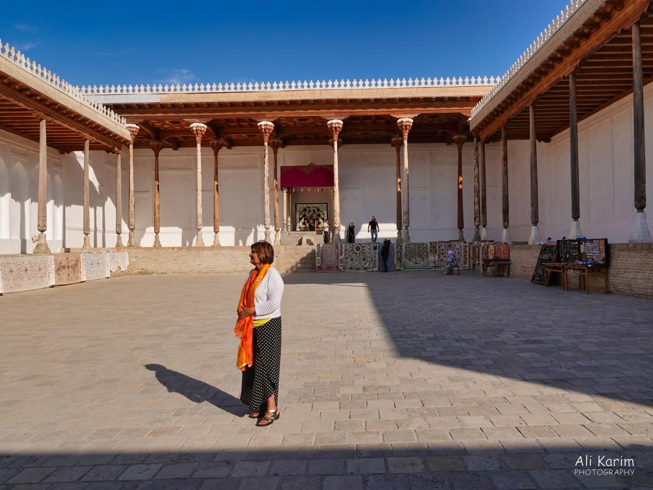 Courtyard where the Emir’s used to hold audience with his viziers and his subjects Bukhara, Oct 2019, Courtyard where the Emir’s used to hold audience with his viziers and his subjects