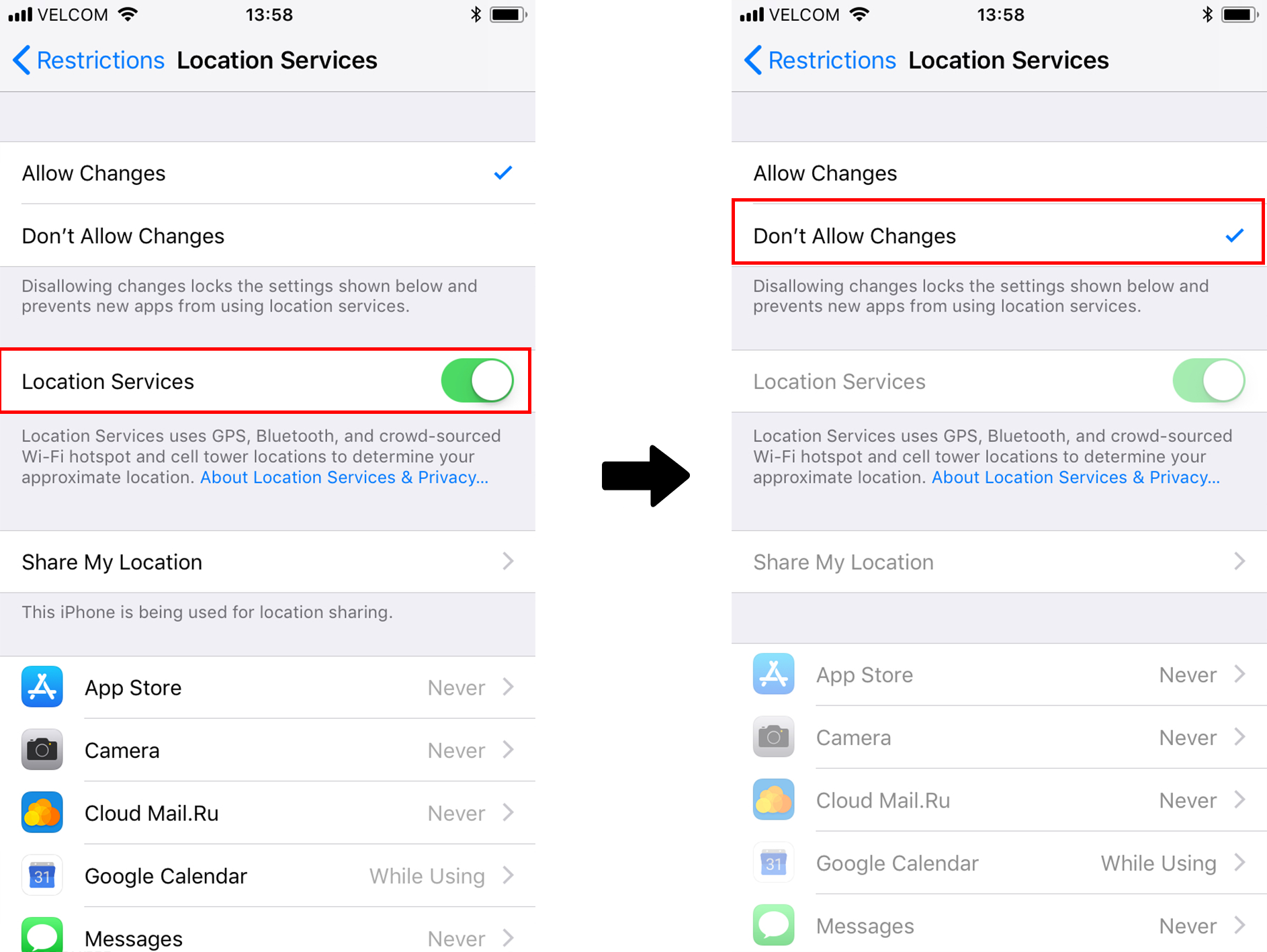 WiaTag iOS — How To Manage System Restrictions and Control Application