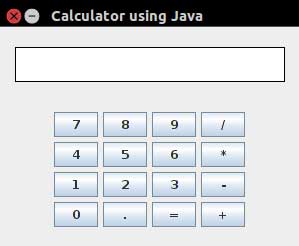 Calculadora usando Java