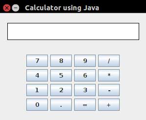 java using calculator awt swing source working code providing understand gui structure layout basic