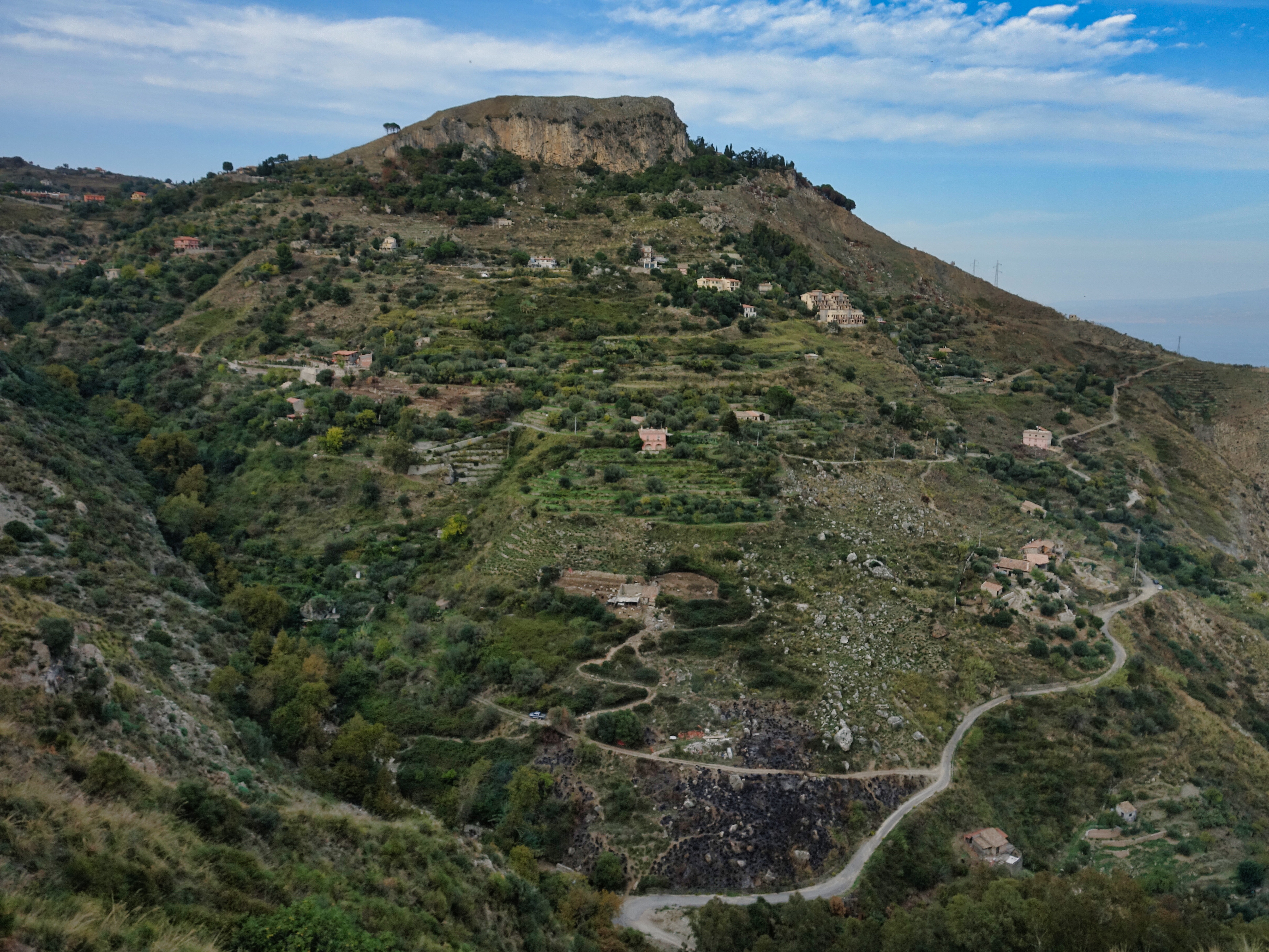 On the way to Castel Mole; beautiful countryside On the way to Castel Mole; beautiful countryside