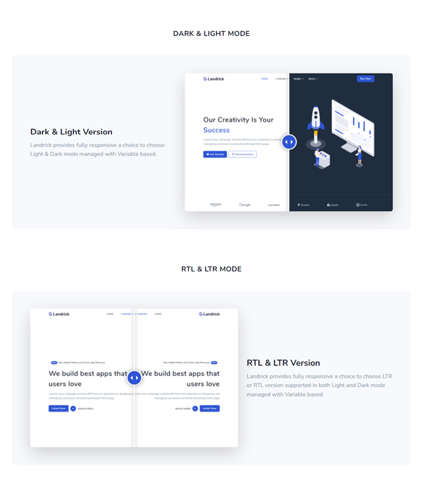 Landrick - Saas & Software Multipurpose Landing Page & Admin Dashboard Template - 22