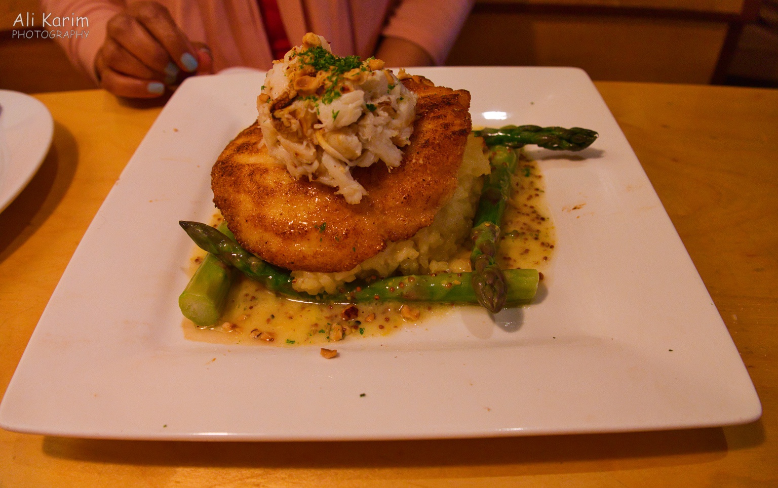 Oregon Coast Hwy 101 Delicious Haddock at Black Fish restaurant