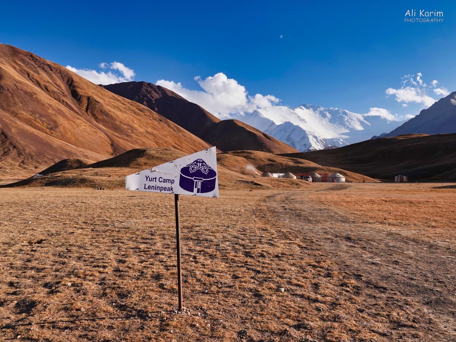 Arrived at Lenin Peak Yurt Camp Silk Road 16: More Osh, Kyrgyzstan Arrived at Lenin Peak Yurt Camp