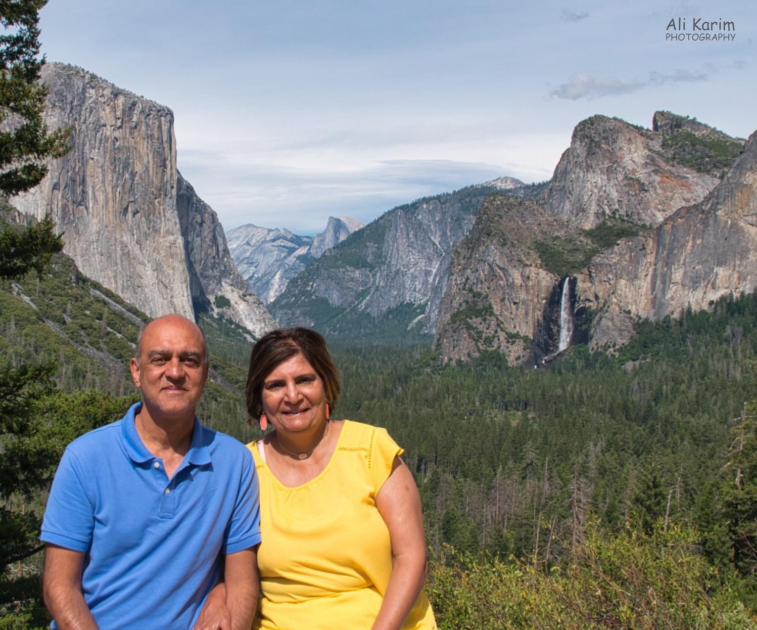 Beautiful Yosemite valley with all major scenic points behind Yosemite & Death Valley, June 2020, Beautiful Yosemite valley with all major scenic points behind
