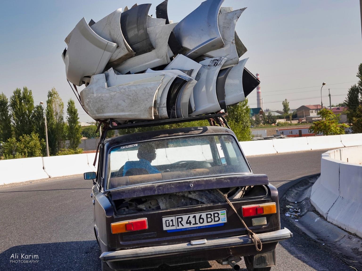 Tashkent, Oct 2019, Autobody parts transportation