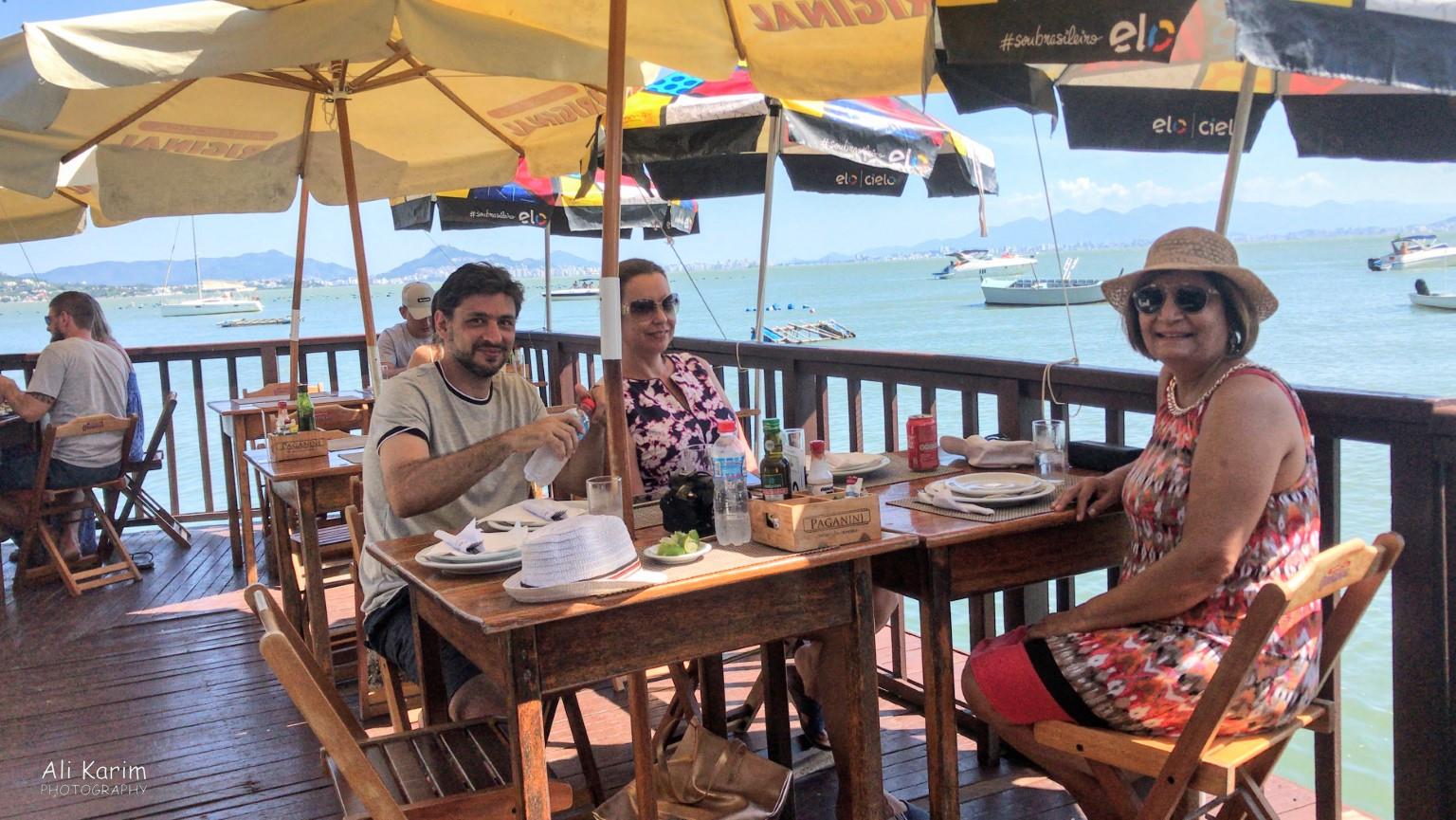 We went for a late lunch to nice restaurant on the water Florianópolis, Brazil We went for a late lunch to nice restaurant on the water