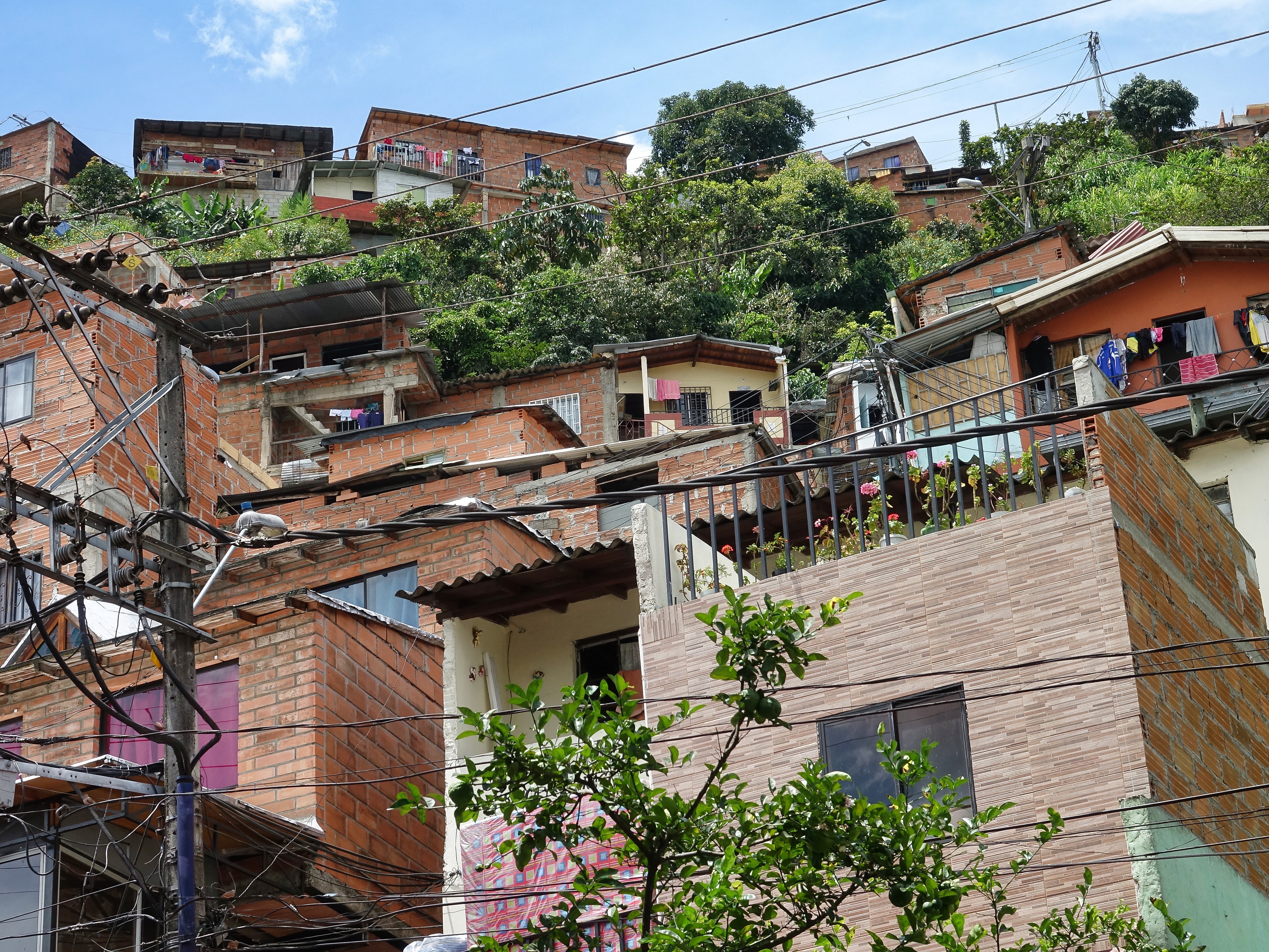 Houses on top of houses, dense urban