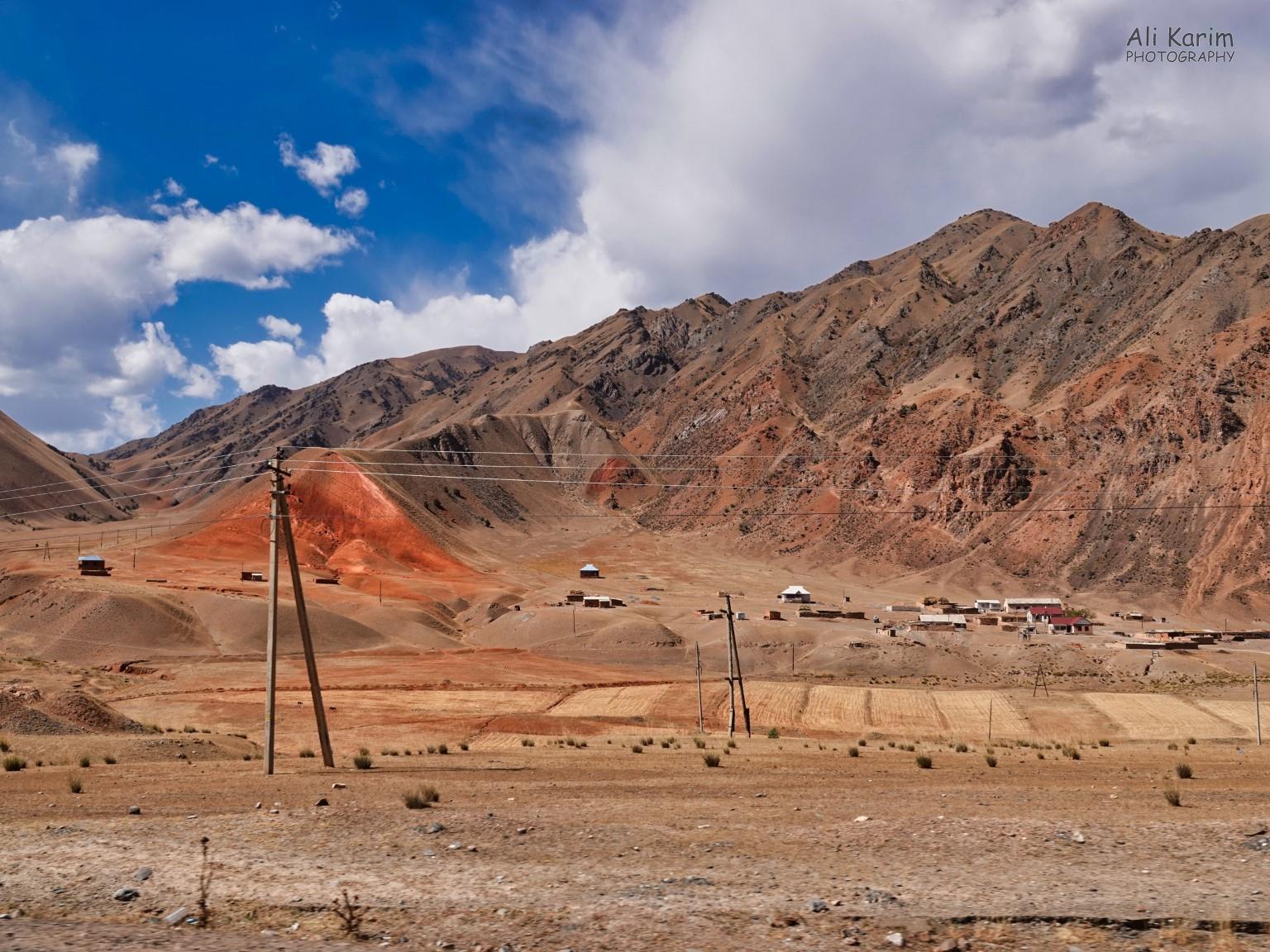 Farming where flat lands were available Silk Road 16: More Osh, Kyrgyzstan Farming where flat lands were available