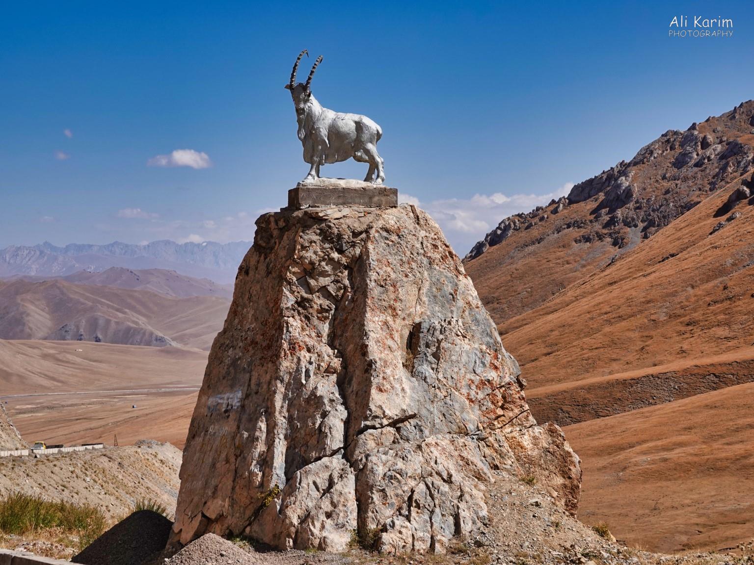 Markers like these were common, usually at tops of passes Silk Road 16: More Osh, Kyrgyzstan Markers like these were common, usually at tops of passes