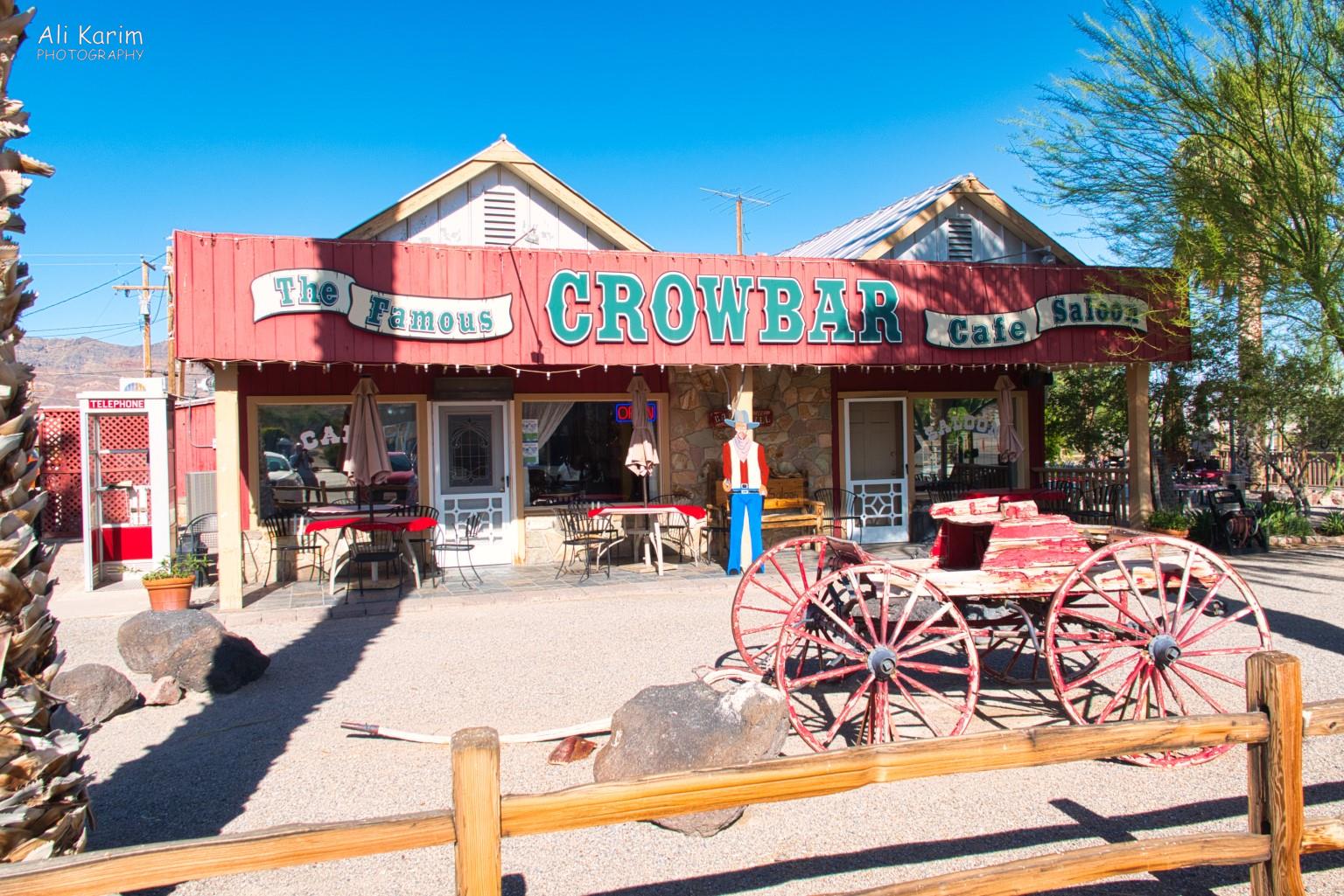 Yosemite to Death Valley, June 2020, Crowbar Café and Saloon