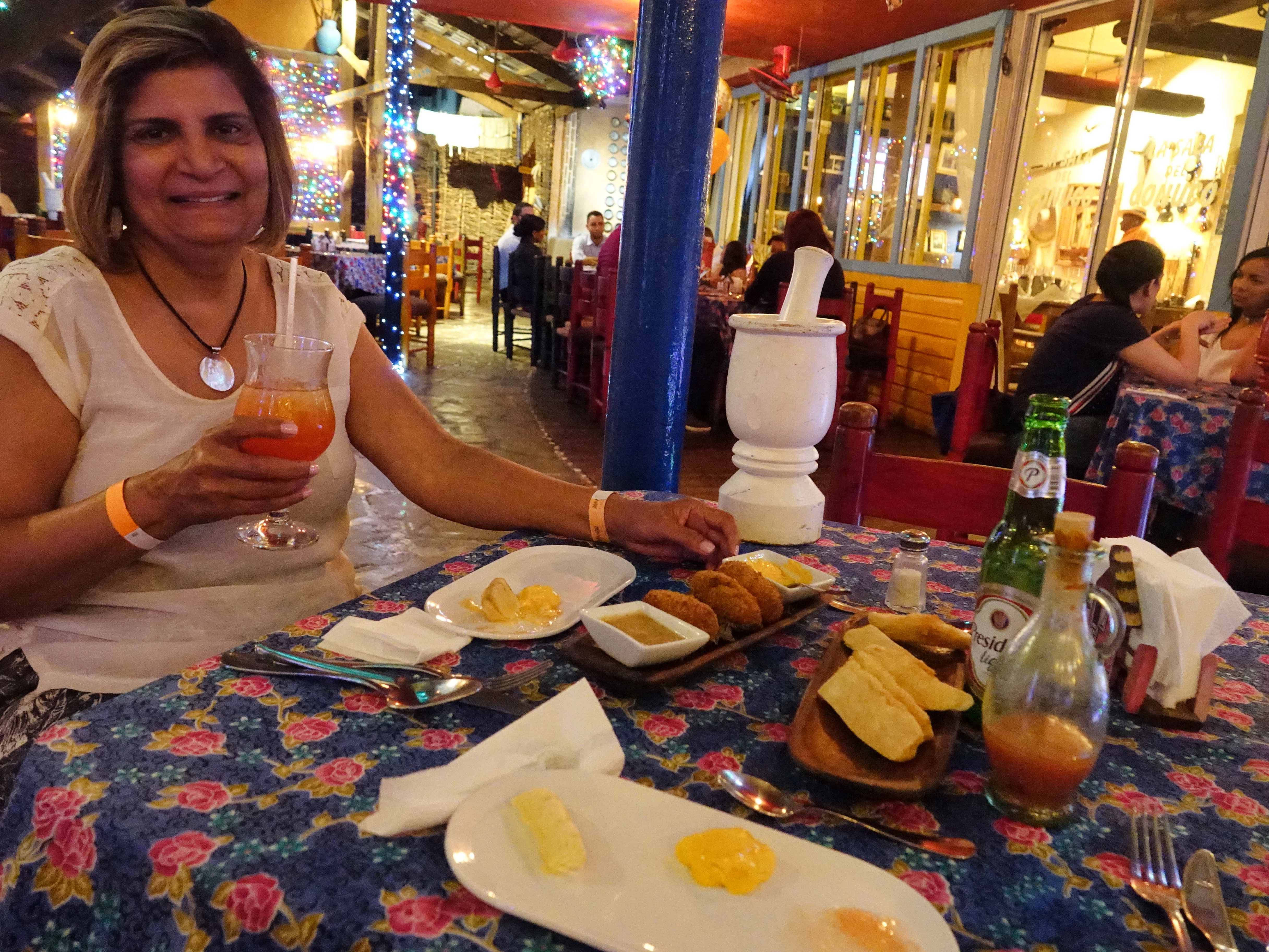 El Conuco restaurant, with DR food El Conuco restaurant, with DR food