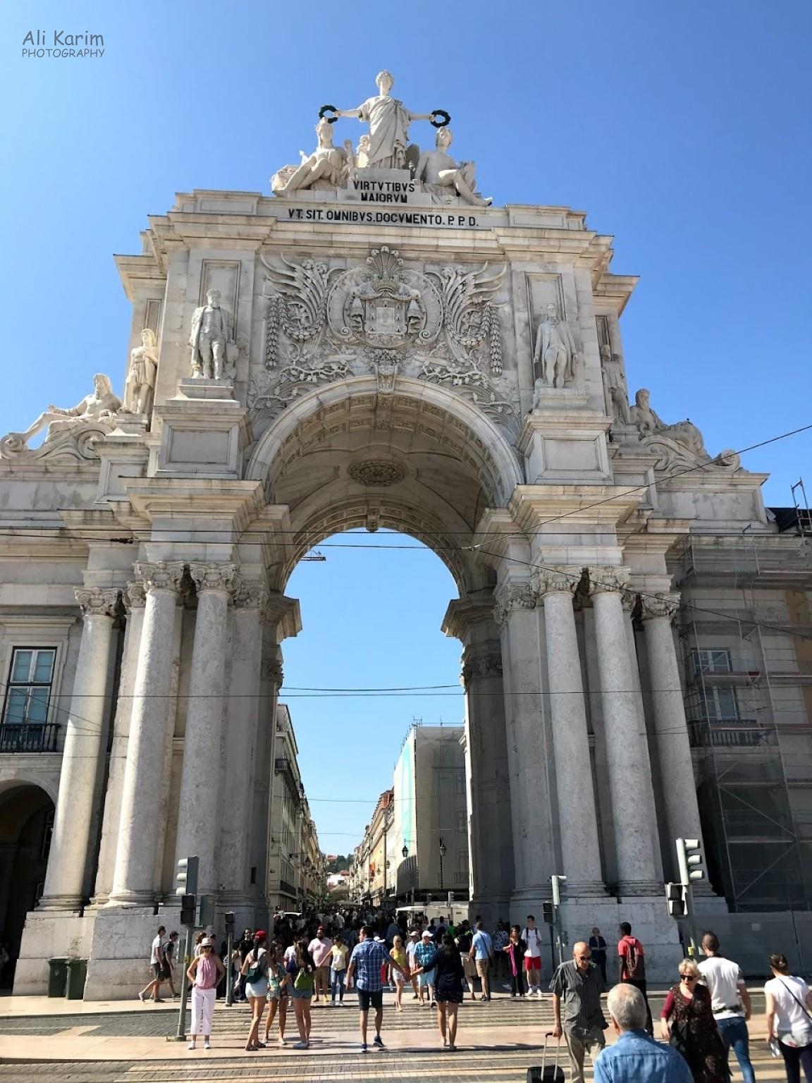 Archway into the old City, Praca do Commercio, close to where I had damaged my camera
