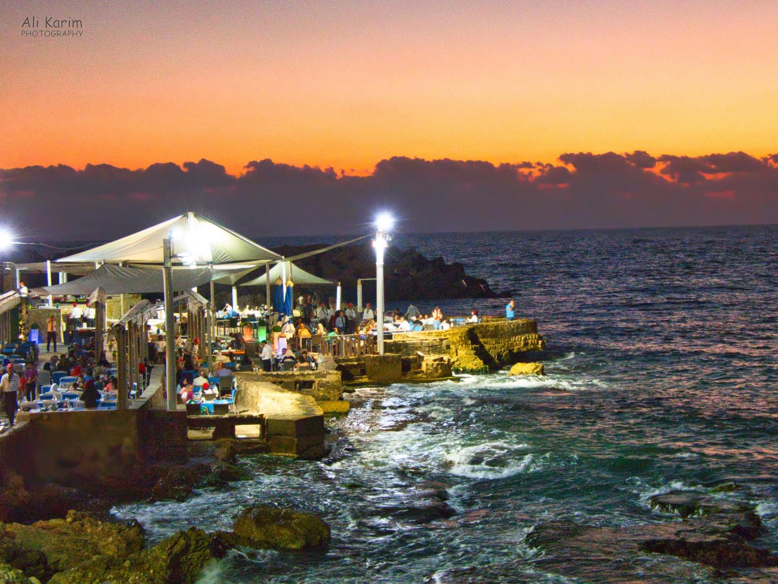 Seaside dining Beirut Seaside dining