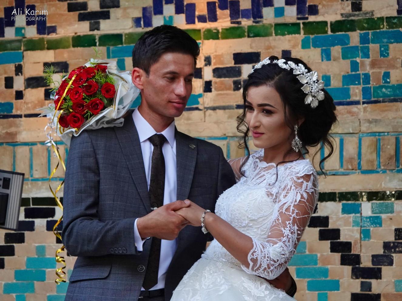Newlyweds on a photo shoot Bukhara, Oct 2019, Newlyweds on a photo shoot