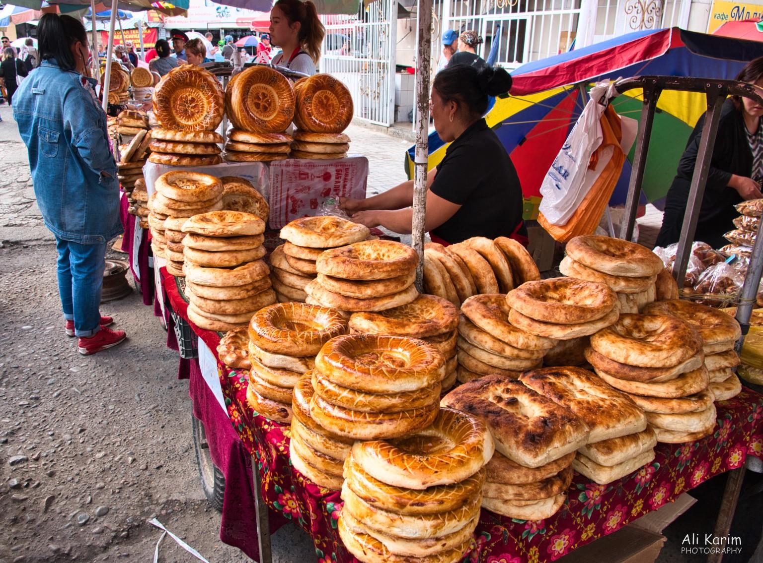 Silk Road 14 Bishkek Lots of interesting breads for sale