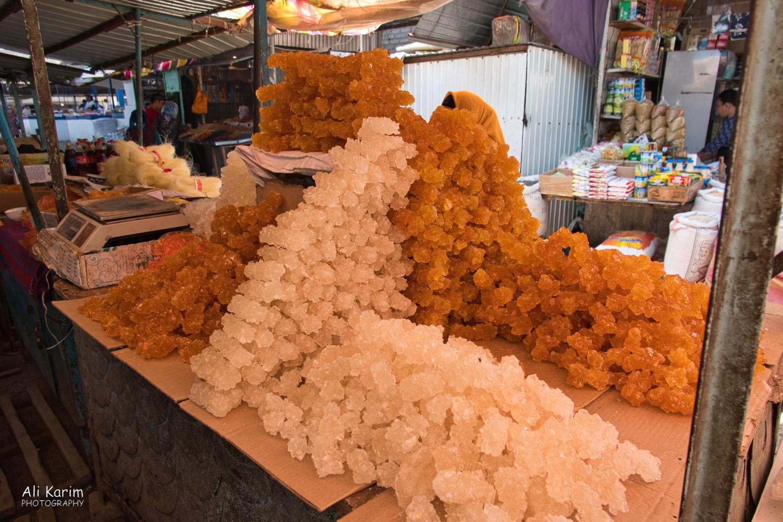 Crystalline sugar, in color Silk Road 15: Osh, Kyrgyzstan Crystalline sugar, in color