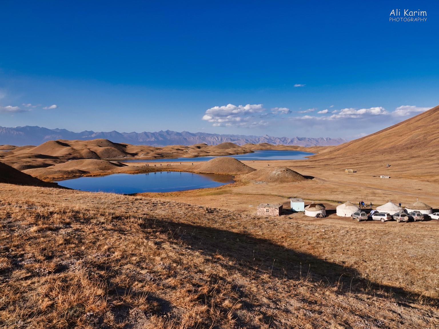 Turpal kul (lake) at our Yurt Camp, viewed from our hike Silk Road 16: More Osh, Kyrgyzstan Turpal kul (lake) at our Yurt Camp, viewed from our hike