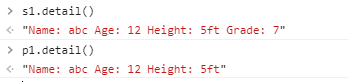 method overriding in JavaScript