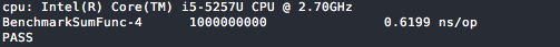 Benchmarking Simple Functions