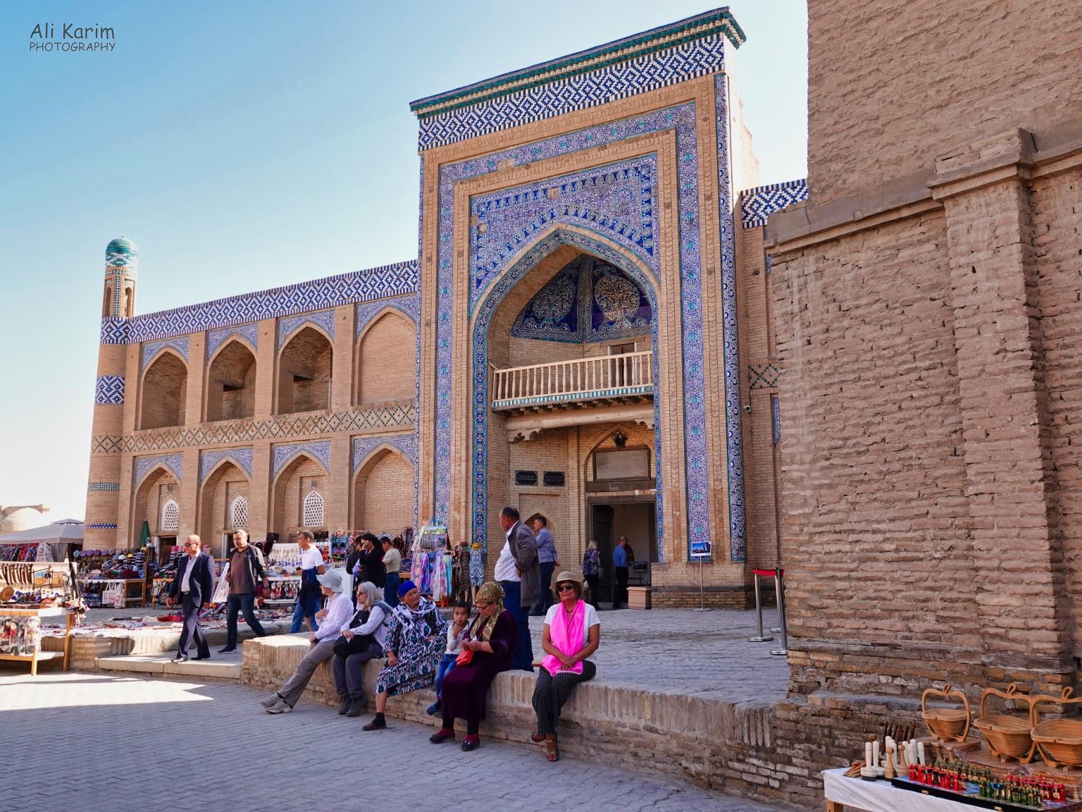 Khiva, Oct 2019, Outside the Museum of Applied Art, in a well restored historic building