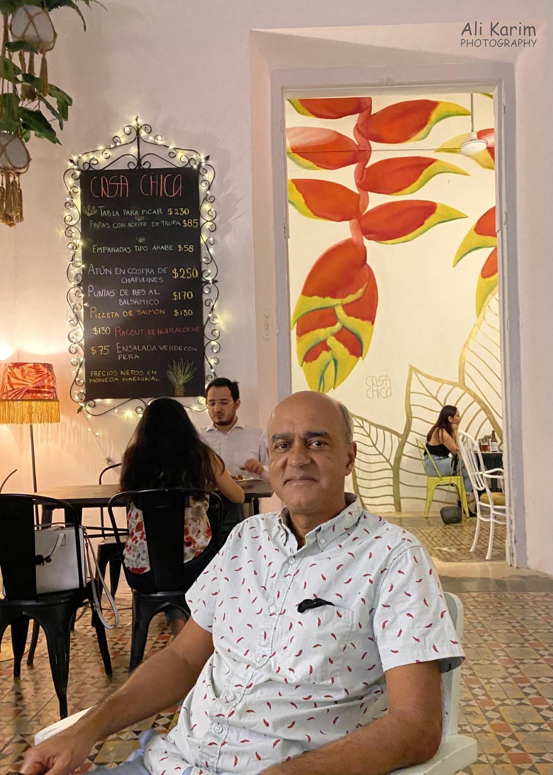 Casa Chica in downtown Merida was quite lively and packed with young people in the evenings Mérida & Campeche, Yucatan Peninsula, Mexico, Feb 2021, Casa Chica in downtown Merida was quite lively and packed with young people in the evenings