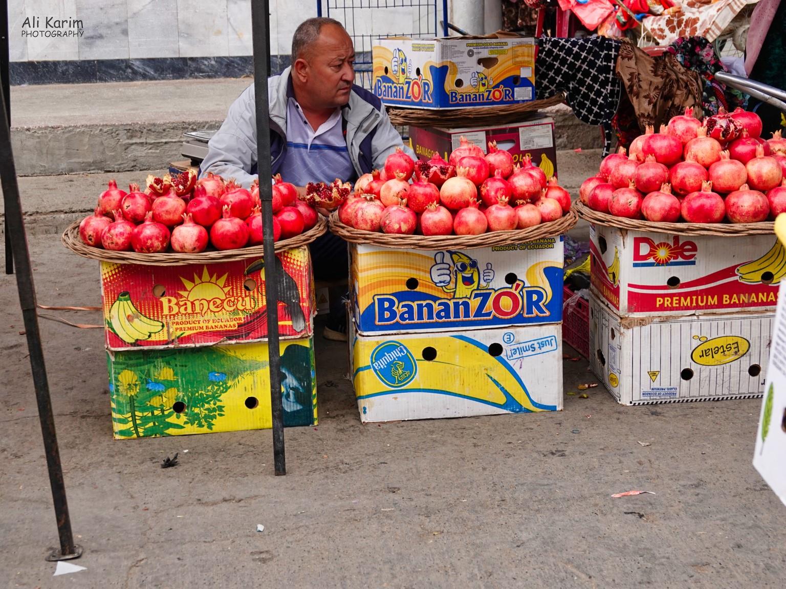 Those pomegranates look delicious More Samarkand, Those pomegranates look delicious