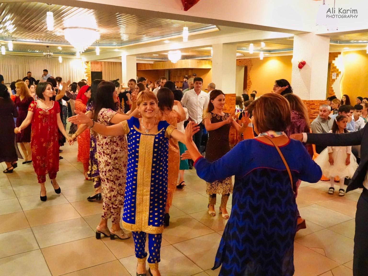 Gulguncha and Dilshad enjoying the dancing Onto Khorog, Tajikistan, Gulguncha and Dilshad enjoying the dancing