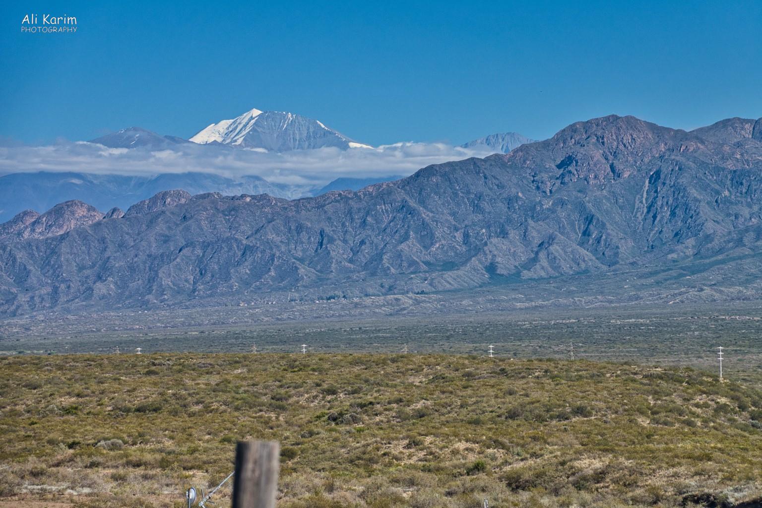 Views of the Andes mountains on the drive to Parque de Agua Termas Cacheuta Mendoza, Argentina Views of the Andes mountains on the drive to Parque de Agua Termas Cacheuta
