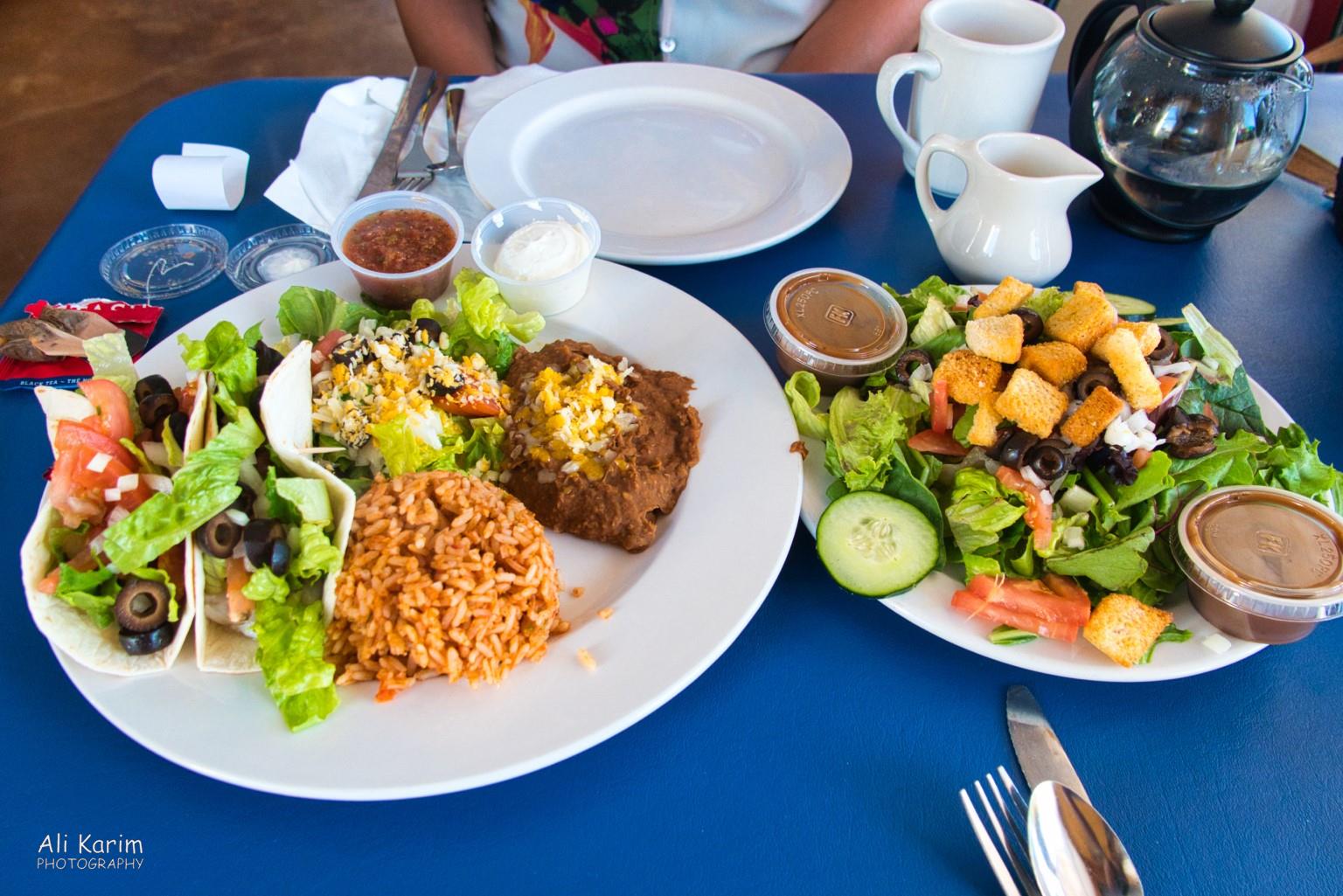 Great late lunch at the Crowbar Café Yosemite to Death Valley, June 2020, Great late lunch at the Crowbar Café