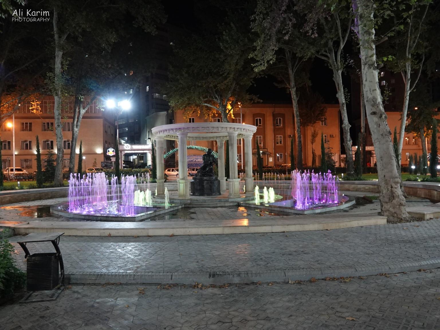 Fountains inside a park Dushanbe, Tajikistan Fountains inside a park